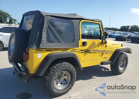 2000 Jeep Wrangler / Tj Sport из США, поврежденный, VIN 1J4FA49S2YP743548